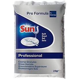 Vaatwasmachinezout Sun Professional, grofkorrelige, zonder toevoegingen, klontvrij, 2 kg