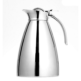 Vacuum jug EMPIRE, double-walled, polished 18/8 stainless steel, 1.5 l capacity