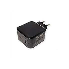VALUE Netzteil - 45 Watt - 3 A (USB-C) - Schwarz