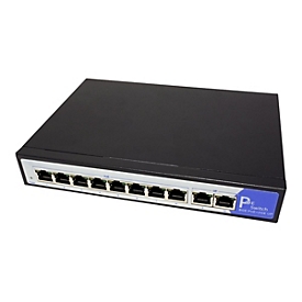 VALUE Switch - 8 x 10/100/1000 (PoE) + 2 x 10/100/1000 (Uplink)