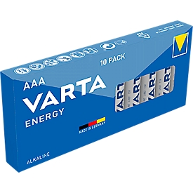 VARTA Batterien ENERGY, Micro AAA, 10 Stück