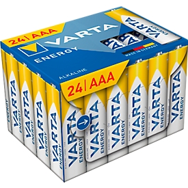 VARTA batteries Energy, micro AAA, 1.5 V, 24 pieces