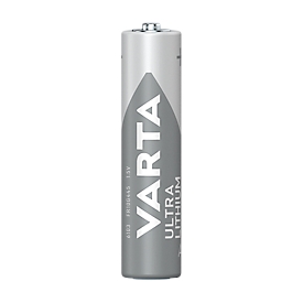 VARTA batterij PROFESSIONAL LITHIUM, Micro AAA, 1,5 V, 4 stuks