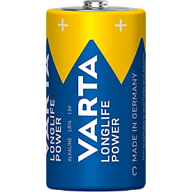 VARTA batterijen Longlife Power, spanning 1,5 V, extra lange levensduur, Baby C, 2 stuks