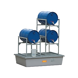 Vatsteun voor CEMO vatrek type 120, stapelbaar, gegalvaniseerd staal, voor 1x 60 l vat