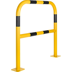 Veiligheidshek, voor deuvelmontage, L 1000 mm, geel/zwart