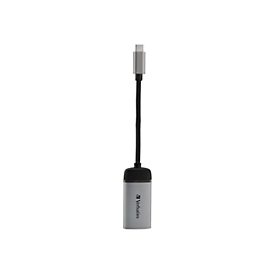 Verbatim 49143 - 0,1 m - USB Type-C - HDMI - Mâle - Femelle - Droit
