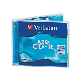 Verbatim AZO Crystal - CD-R x 10 - 700 MB - Speichermedium