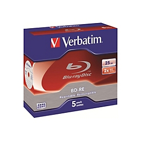 Verbatim - BD-RE x 5 - 25 GB - Speichermedium