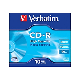 Verbatim DataLife - CD-R x 10 - 800 MB - Speichermedium