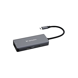 Verbatim Dockingstation - für Notebook - USB-C