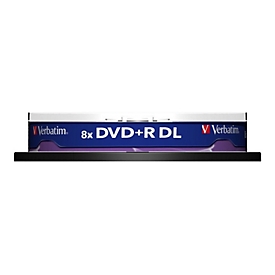 Verbatim - DVD+R DL x 10 - 8.5 GB - Speichermedium