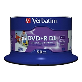 Verbatim - DVD+R DL x 50 - 8.5 GB - Speichermedium