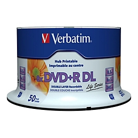 Verbatim - DVD+R DL x 50 - 8.5 GB - Speichermedium