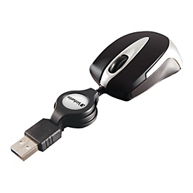 Verbatim Go Mini Optical Travel Mouse - souris - USB - noir