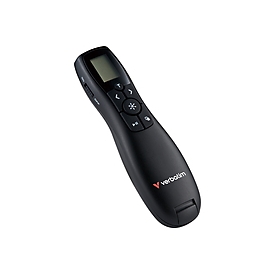 Verbatim Keynote Wireless Presenter with LCD-Display 32364 - Presenter - Laser