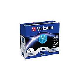 Verbatim M-Disc - BD-R XL x 5 - 100 Go - support de stockage