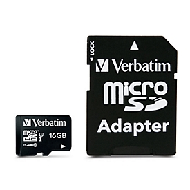 Verbatim Speicherkarte MicroSDHC/SDXC Premium, Speicherkapazität 16 GB