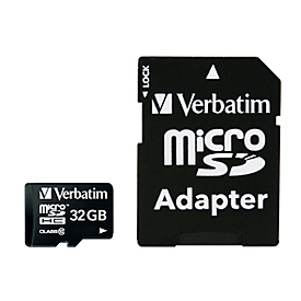 Verbatim Speicherkarte MicroSDHC/SDXC Premium, Speicherkapazität, 32 GB