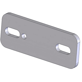 Verbindingsstuk voor aluminium plateau