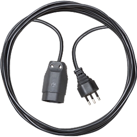 Verlängerungskabel brennenstuhl® Typ H05VV-F 3G1,0, IP20, Länge 3 m Kunststoff, schwarz
