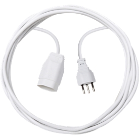 Verlängerungskabel brennenstuhl® Typ H05VV-F 3G1,0, IP20, Länge 3 m, Kunststoff, weiss
