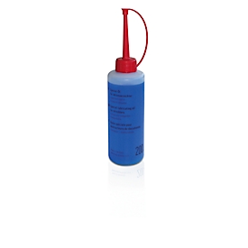 Versnipperolie, voor het onderhoud van snij-assen, biologisch afbreekbaar, fles met 200 ml