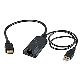 Vertiv MPUIQ-VMCHD - 0,3556 m - USB - USB - HDMI - Schwarz - HDMI