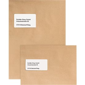 Verzendenvelop C4, bruin, zonder venster, 500 st.