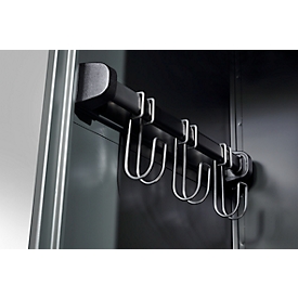 Vestiaire pompiers C+P Evolo PRAKTUS, 1 compartiment, avec socle, patins au sol, L 300 x P 500 x H 1850 mm, RAL 7016 gris anthracite