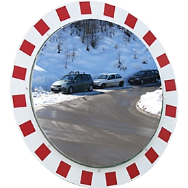 Vialux frost/anti-fogging traffic mirror, round