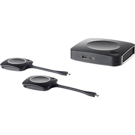 Videoconferentiesysteem Barco ClickShare CX-30 2e generatie, voor kleine/middelgrote ruimtes, tot 30 m, 3840 x 2160 px, USB/LAN/WLAN/HDMI, 2 ClickShare-knoppen