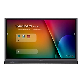 ViewSonic ViewBoard IFP6552-1B - 165 cm (65") Diagonalklasse (166.4 cm (65.5") sichtbar) - IFP52 Series LCD-Display mit LED-Hintergrundbeleuchtung - interaktiv - mit Touchscreen (Multitouch) / 8-Mikrofon-Array - 4K UHD (2160p) 3840 x 2160