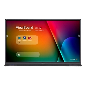 ViewSonic ViewBoard IFP7552-1A - 190 cm (75") Diagonalklasse (189.2 cm (74.5") sichtbar) - IFP52 Series LCD-Display mit LED-Hintergrundbeleuchtung - interaktiv - 4K UHD (2160p) 3840 x 2160