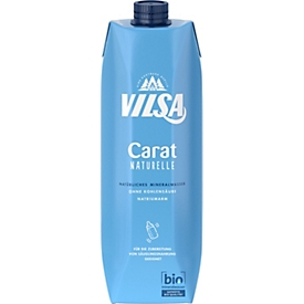Vilsa Mineralwasser Carat Naturelle, 1 Packung mit 1 l