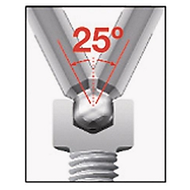 Vis à tête hexagonale 369R SW 3mm avec HF 128x23mm WIHA