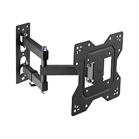 Vision VFM-WA2X2/3 - Befestigungskit (Wandplatte, VESA-Adapter, Gelenkarm) - einstellbarer Arm - für LCD-Display - kaltgewalzter Stahl - Schwarz