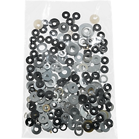 Vlakke zakjes, 50 my, 160 x 250 mm, 1000 stuks