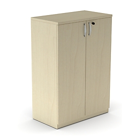 Vleugeldeurkast NEVADA - houten - B 800 x D 445 x H 1155 mm - 3 OH - ahorn decor