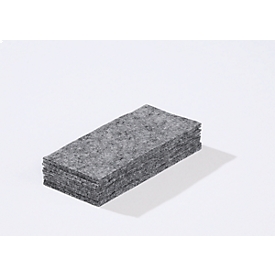 Vliestücher für Tafelwischer Typ 89129, 59 x 130 mm, 10 Stück