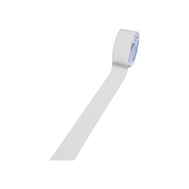 Vloermarkeringstape - zelfklevende folie - B 50 mm x L 33 m - wit