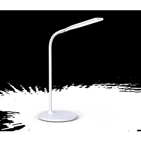 voldoen aan voeding door Paperflow IRENE LED tafellamp wit, 300 lm, flexibele arm, Qi-oplader, CCT-modus