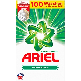 Vollwaschmittel Ariel Pulver Regulär, 100 WL, Waschmittel ab 30°C