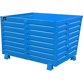 Volquete apilable BSK 150, azul