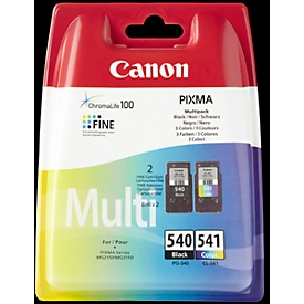 Voordeelpakket 2 stuks Canon inktcartridge PG-540/CL-541 zwart/color