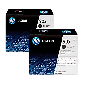 Voordeelpakket 2 x HP LaserJet CE390XD printcassette zwart