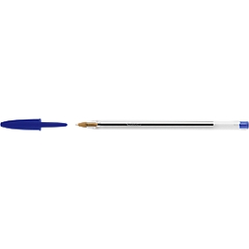 Vorteilspack Kugelschreiber mit Kappe BIC® Cristal® Original, 0,4 mm, blau, 100 Stück