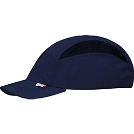VOSS Anstoßkappe Cap modern style, EN 812:1997, Mikrofaser kobaltblau, Größe 52-63 cm, Schirmlänge 50 mm