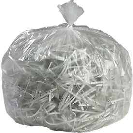 Vuilnisemmerzakken universeel - HDPE -  20 L - 6 micron - transparant - 2000 stuks