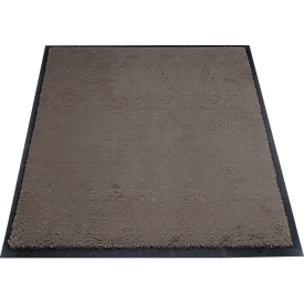 vuilvangmat miltex Eazycare Style, hoekig, antistatisch, UV-bestendig, afwasbaar, high twist nylon &amp; Niltril rubber, 750 x 850 mm, grijs-bruin